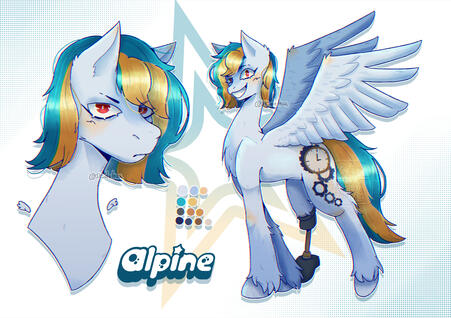 pony shaded ref sheet